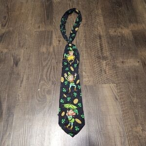 Addiction Leprechaun Silk Tie